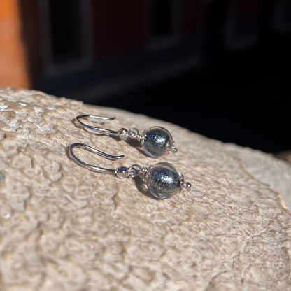 Boucles d'oreilles en perles et fleurs